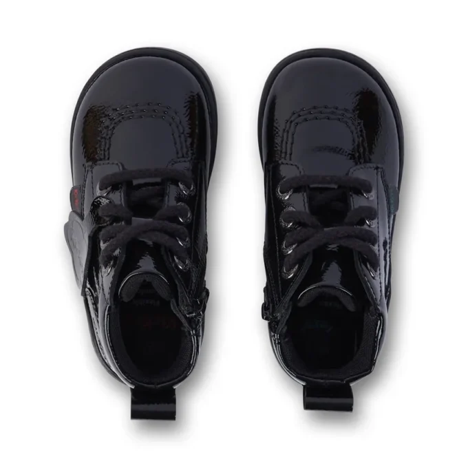 Unisex-Schuhe für Kleinkinder Playflex Hi Crinkle Lackleder Schwarz Unisex-Schuhe für Kleinkinder Playflex Hi Crinkle Lackleder Schwarz