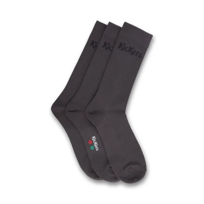 Unisex-Socken für Erwachsene, Everyday Crew, 3er-Pack, Grau
