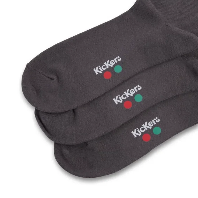 Unisex-Socken für Erwachsene, Everyday Crew, 3er-Pack, Grau