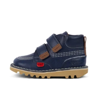 Unisex-Stiefel für Kleinkinder Kick Hi Roll Leder Marineblau