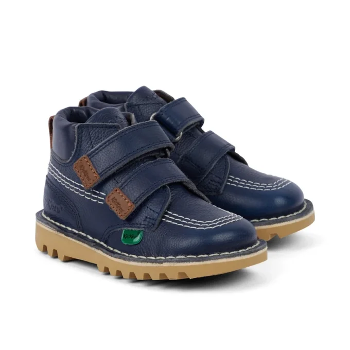 Unisex-Stiefel für Kleinkinder Kick Hi Roll Leder Marineblau Unisex-Stiefel für Kleinkinder Kick Hi Roll Leder Marineblau