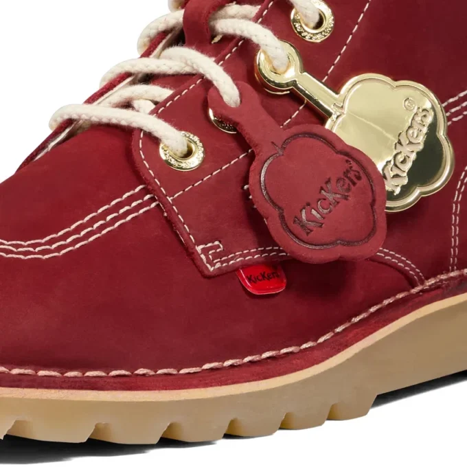 Unisex-Stiefel „Kick Hi Goldie“ für Erwachsene, rot Unisex-Stiefel „Kick Hi Goldie“ für Erwachsene, rot