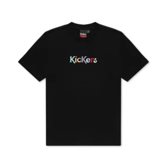 Unisex-T-Shirt für Erwachsene: Kickers Classic Kurzarm-T-Shirt Schwarz Unisex-T-Shirt für Erwachsene: Kickers Classic Kurzarm-T-Shirt Schwarz